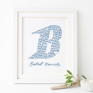 Bucknell University Word Art